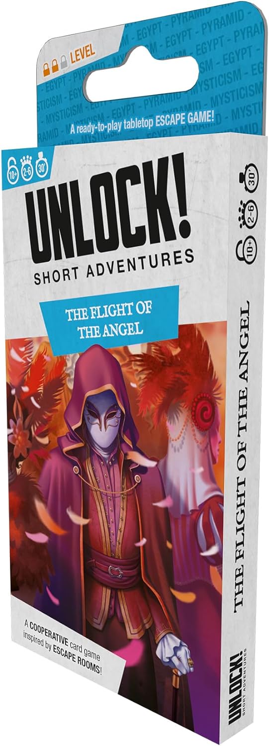 UNLOCK! - SHORT ADVENTURE #3: THE FLIGHT OF THE ANGEL - 1 PACK - WiredVillage Games - Space Cowboys